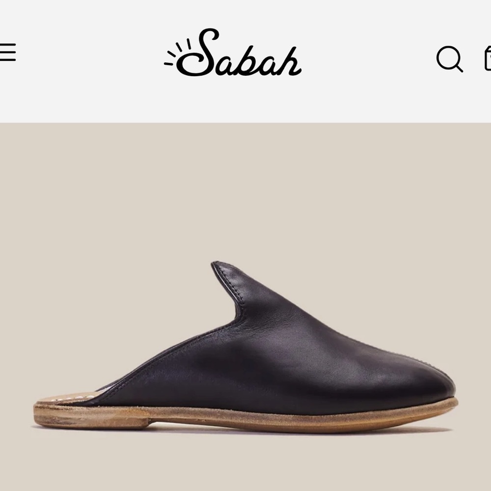Black Sabah Womens slip on.  Slightly too big, only worn a handful of times.